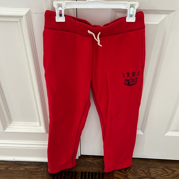 GAP Bottoms Like New Preppy Red Jogging Pants From The Gap In Size